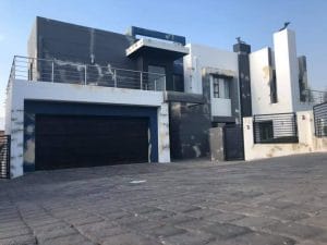 Modern home with double garage and paving in Cape Town