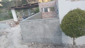 Plastered home with a new boundary wall in Cape Town