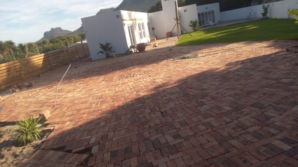 Home with a large yard ready for paving in Cape Town