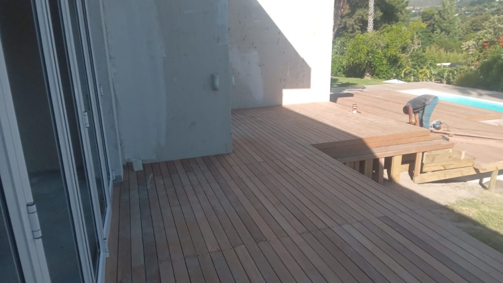 Timber deck installation in Cape Town