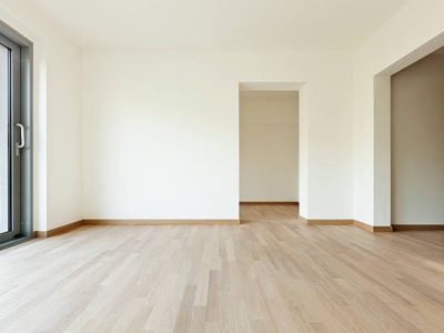 modern architecture, new empty house, room